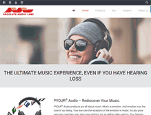 Tablet Screenshot of absoluteaudiolabs.com